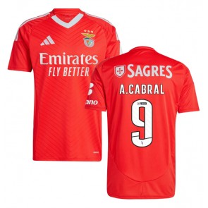 Benfica Arthur Cabral #9 Domaci Dres 2024-25 Kratak Rukavima